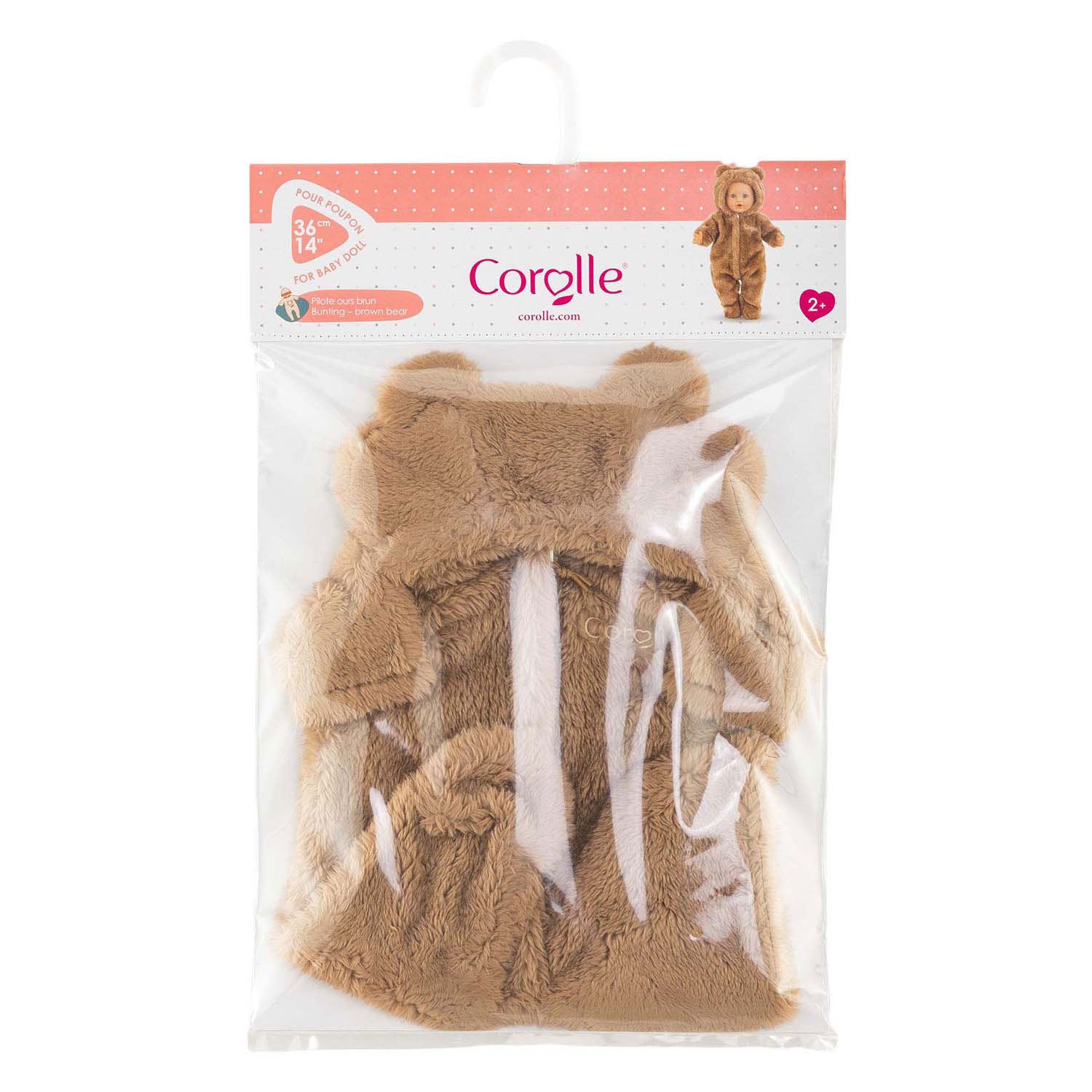 Corolle Wimpelkette, Braunbären-Einteiler – 36 cm