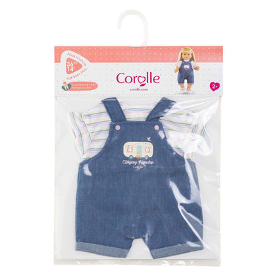 Jeans-Overall für Corolle-Puppen mit T-Shirt, kleiner Entdecker – 36 cm