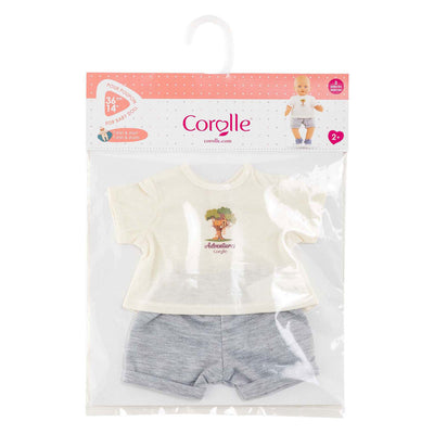Corolle T-Shirt mit Shorts, kleiner Entdecker – 36 cm