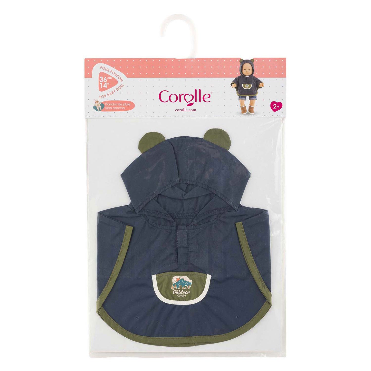 Corolle Regenponcho kleiner Entdecker – 36 cm