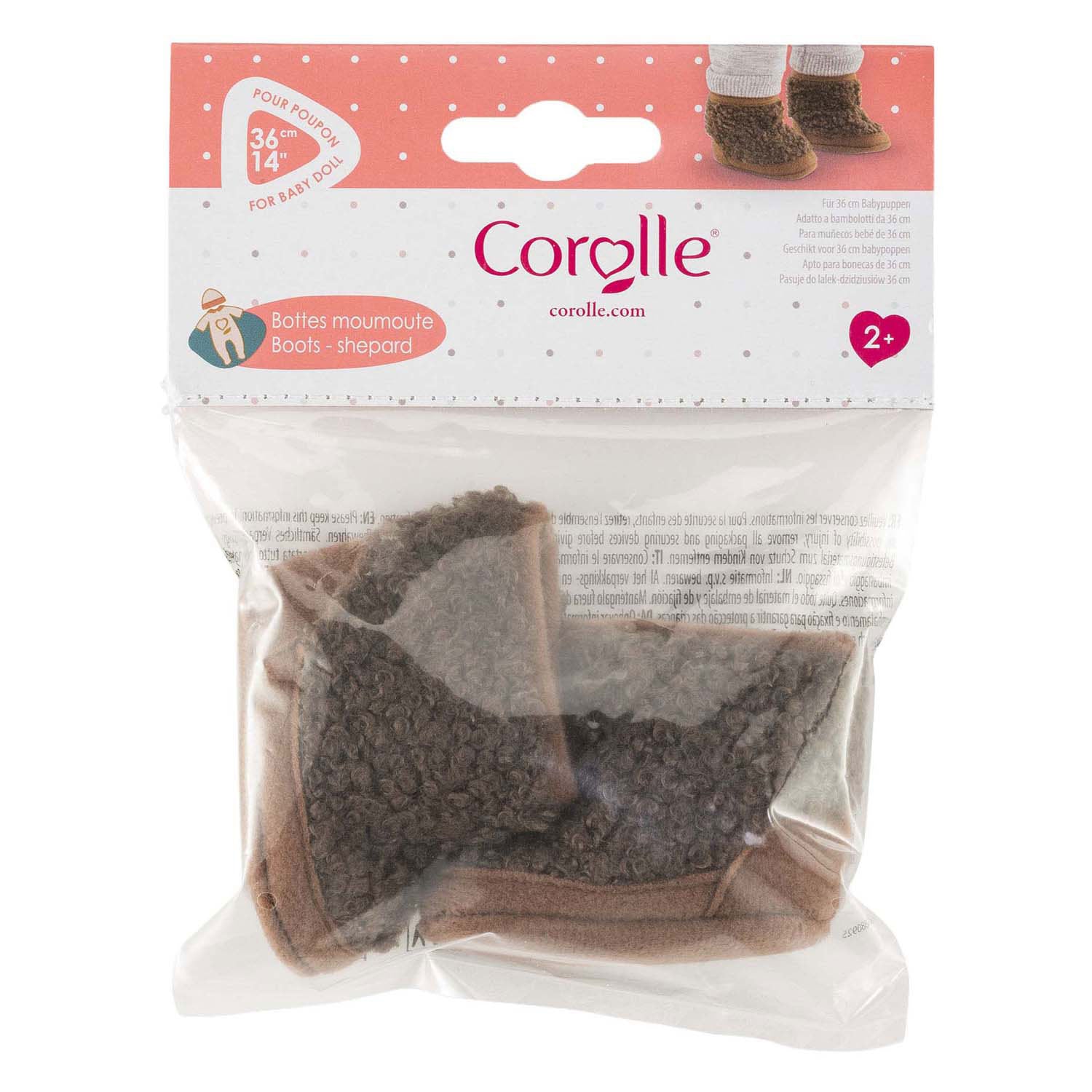 Corolle-Schaffell-Puppenschuhe – 36 cm