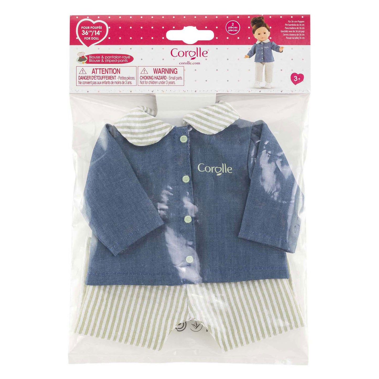 Bluse und Hose für Corolle Ma-Puppe – 36 cm