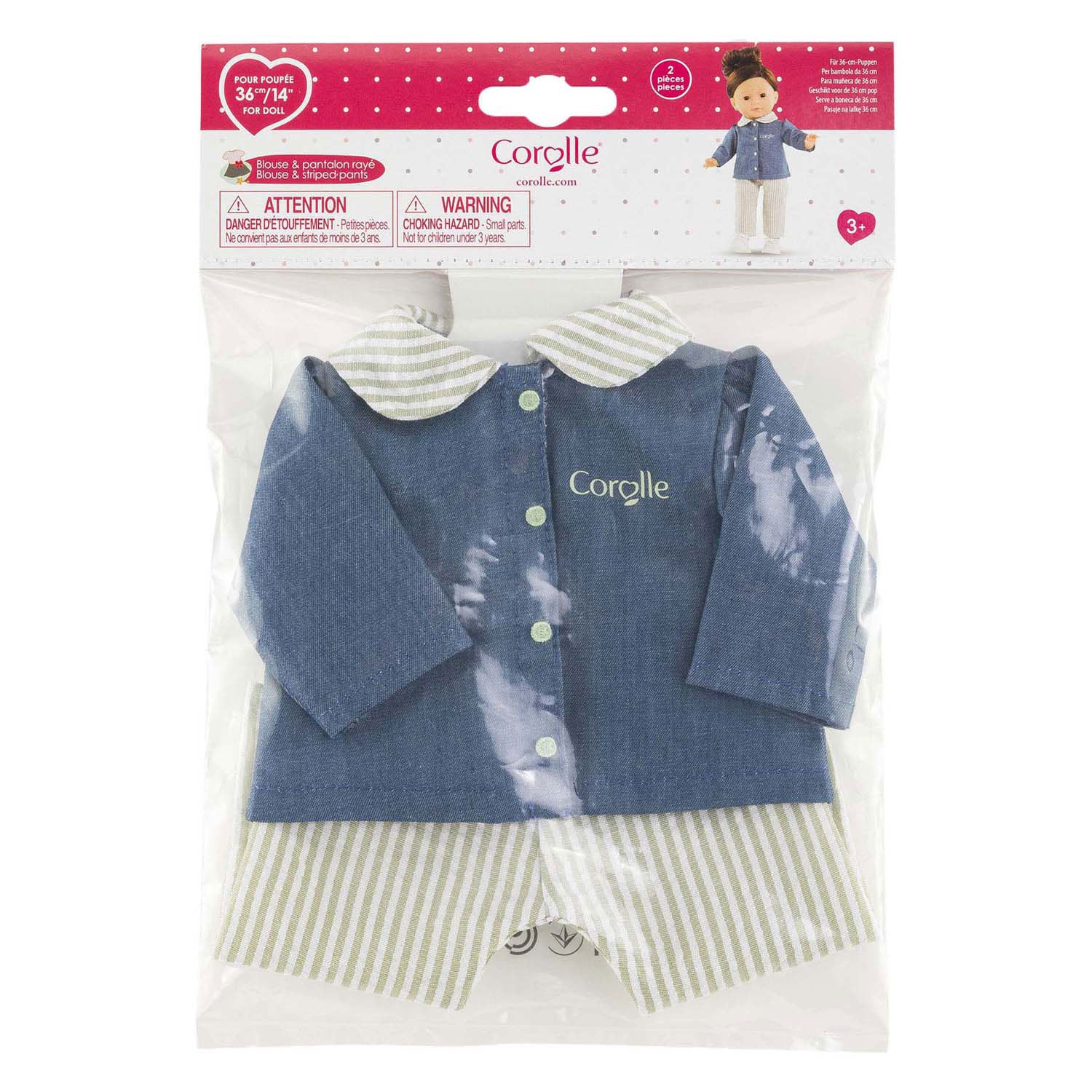 Bluse und Hose für Corolle Ma-Puppe – 36 cm