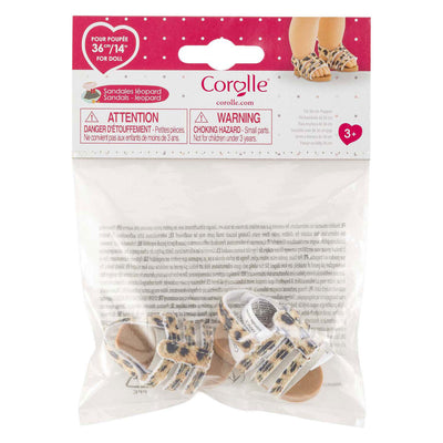 Corolle Ma Puppensandalen Leopard - 36cm