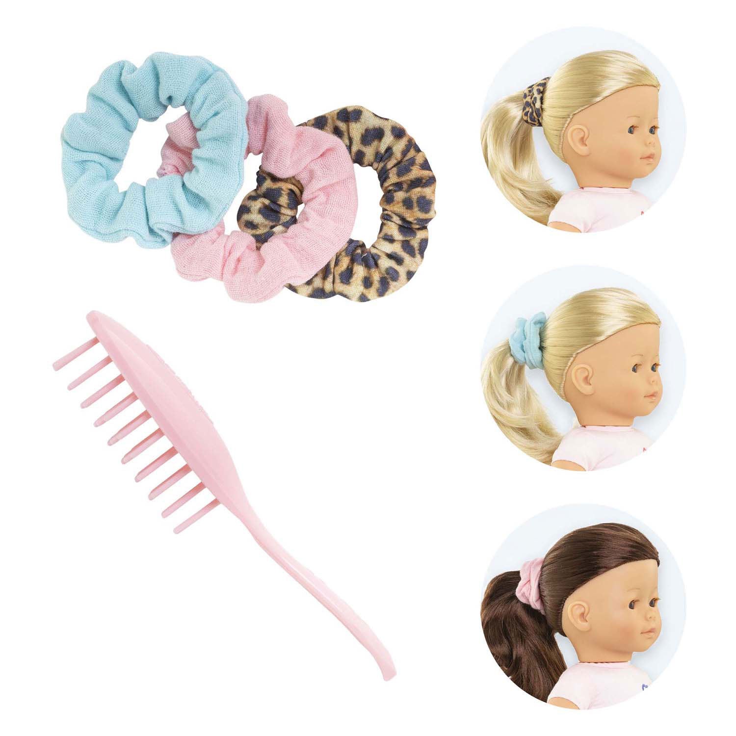 Corolle ma Set aus Bürste und 3 Haarbändern – 36 cm