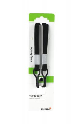 Schnellbinder Bibia Easy mit 2 kleinen Haken - schwarz (auf Karte)