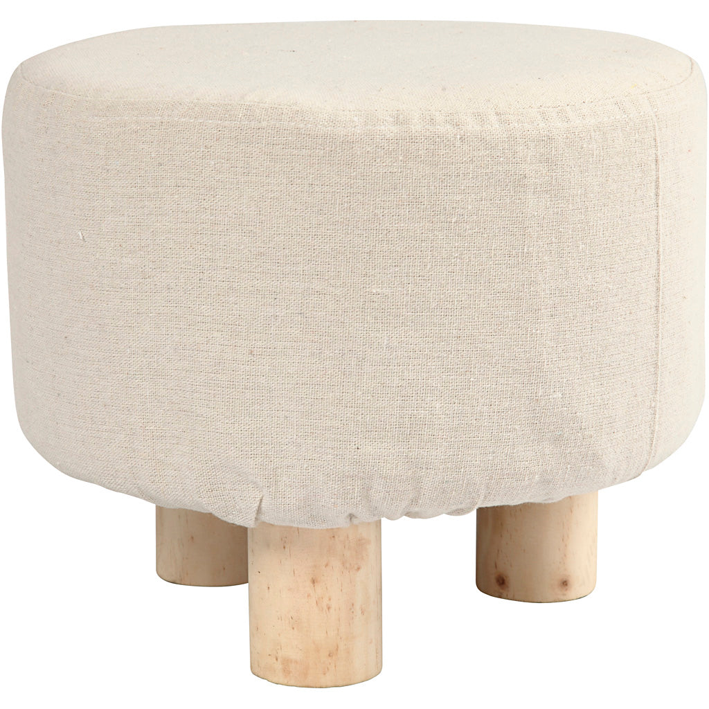 Creativ Company Fußhocker, H: 21,5 cm, T 26 cm, 1 Stück