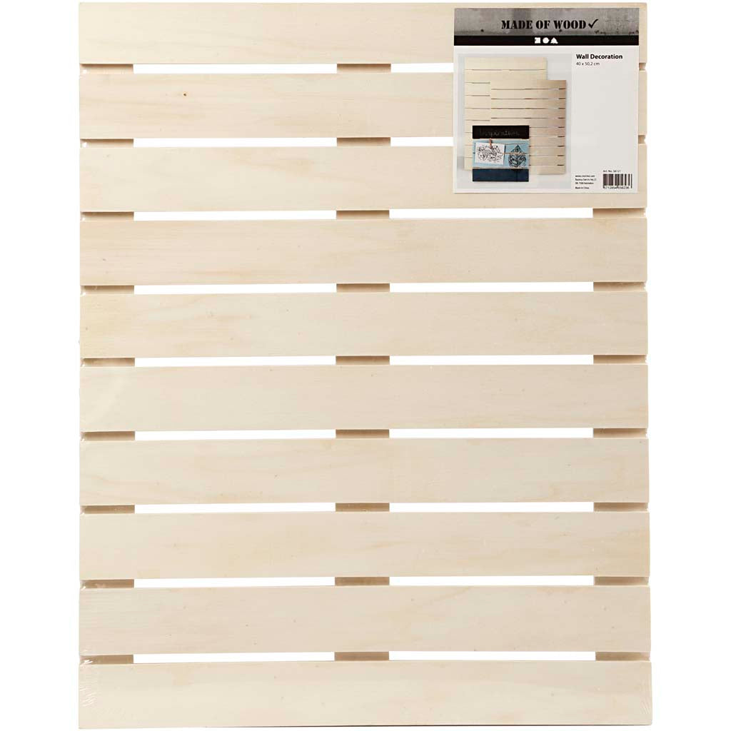 Creativ Company Wanddekoration, Größe 40x50,2 cm, Stärke 1,1 cm, 1 Stück