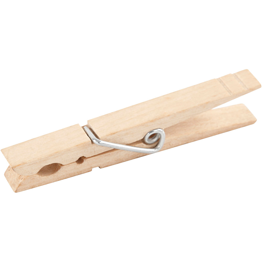 Creativ Company Mini-Clips, L: 80 mm, B: 10 mm, 10 Stück 1 Box