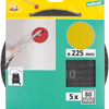 Wolfcraft Schleifscheibenmuster | sic | k80 | ø225mm | 5 Stück - 5617000