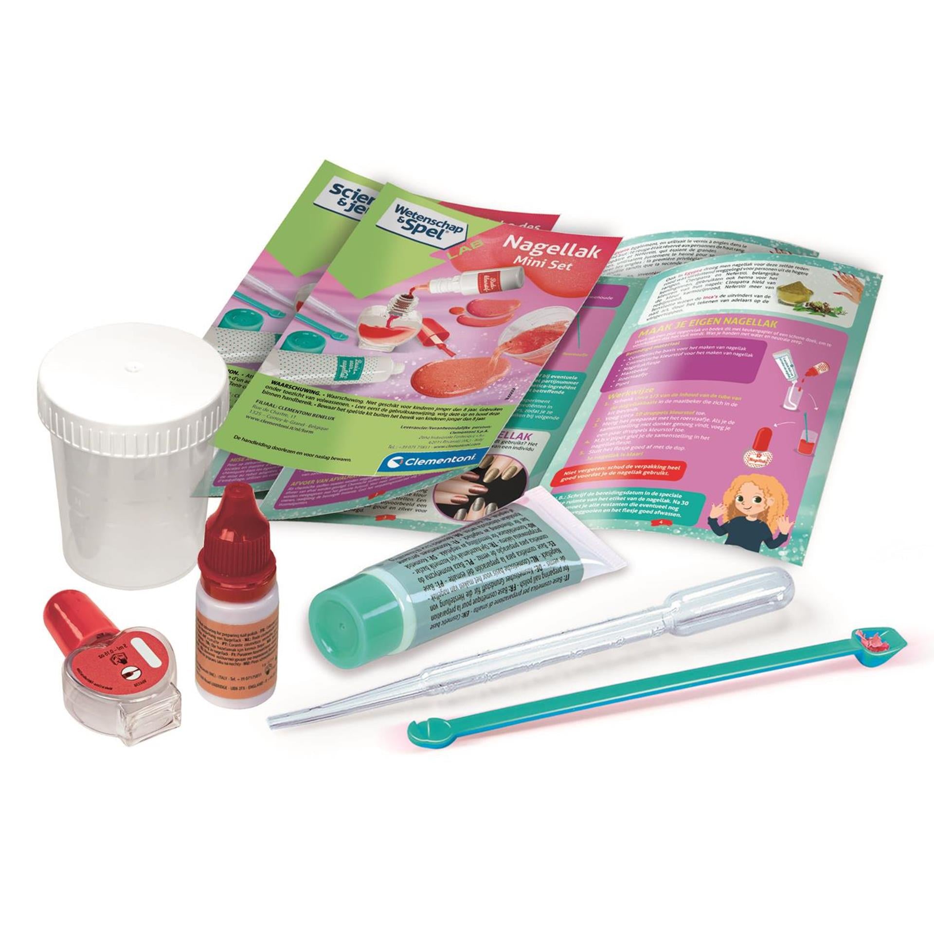 Clementoni Science und Game Mini Nagellack Set