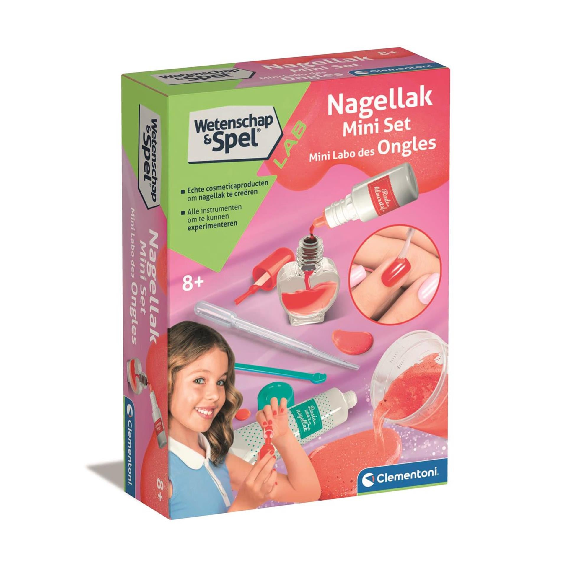 Clementoni Science und Game Mini Nagellack Set