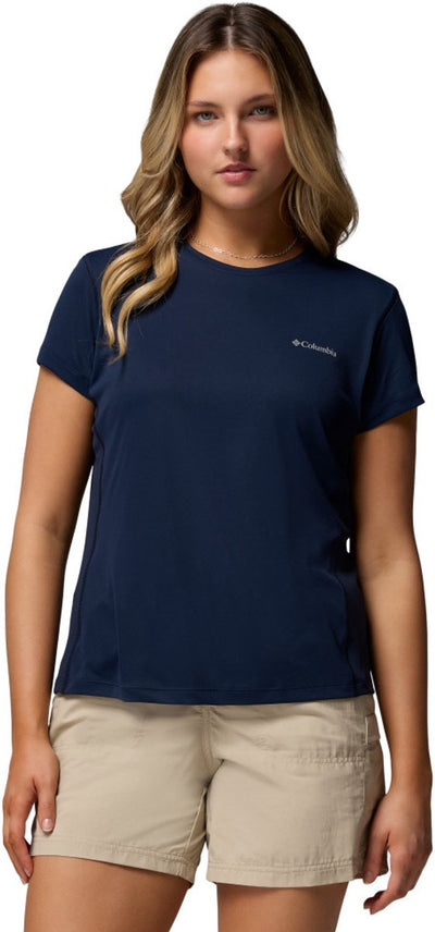 Columbia Zero Rules™ Light SS Crew Damen-Outdoor-Shirt – College Navy