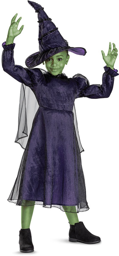 Verkleidung Wicked (NBC Universal), Elphaba Deluxe, Größe XS (3T-4T Jahre), Mädchen