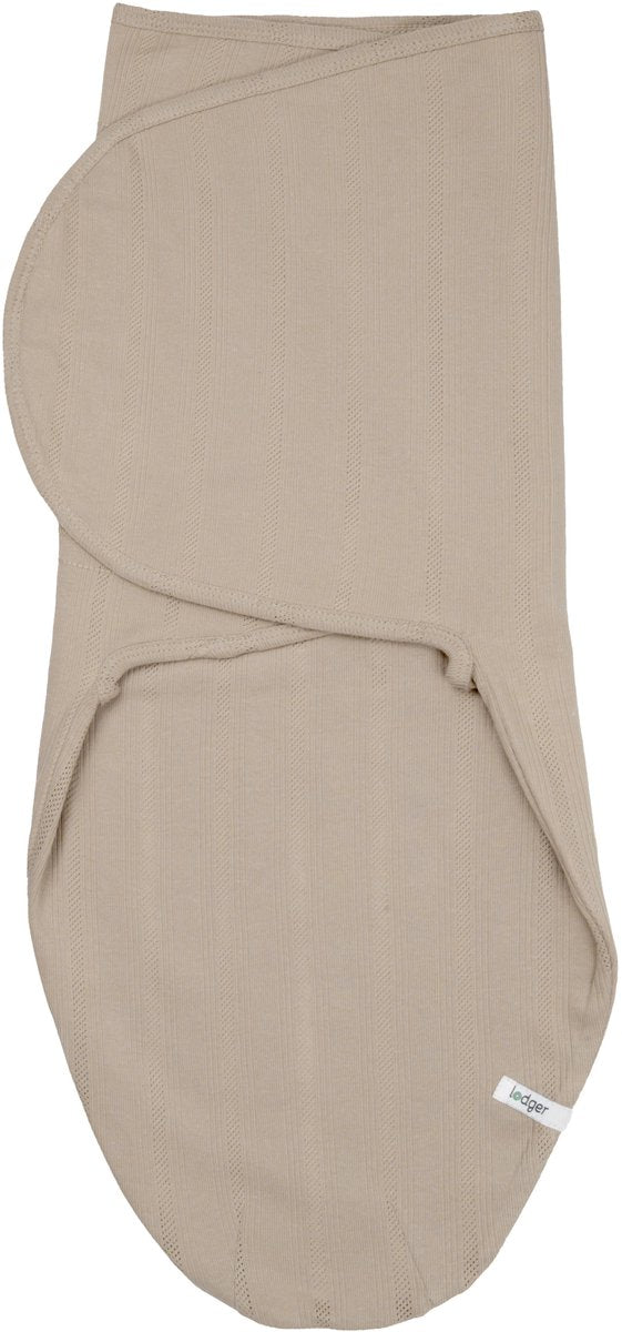 Lodger Wickeldecke Bundler Pointelle – Muschel