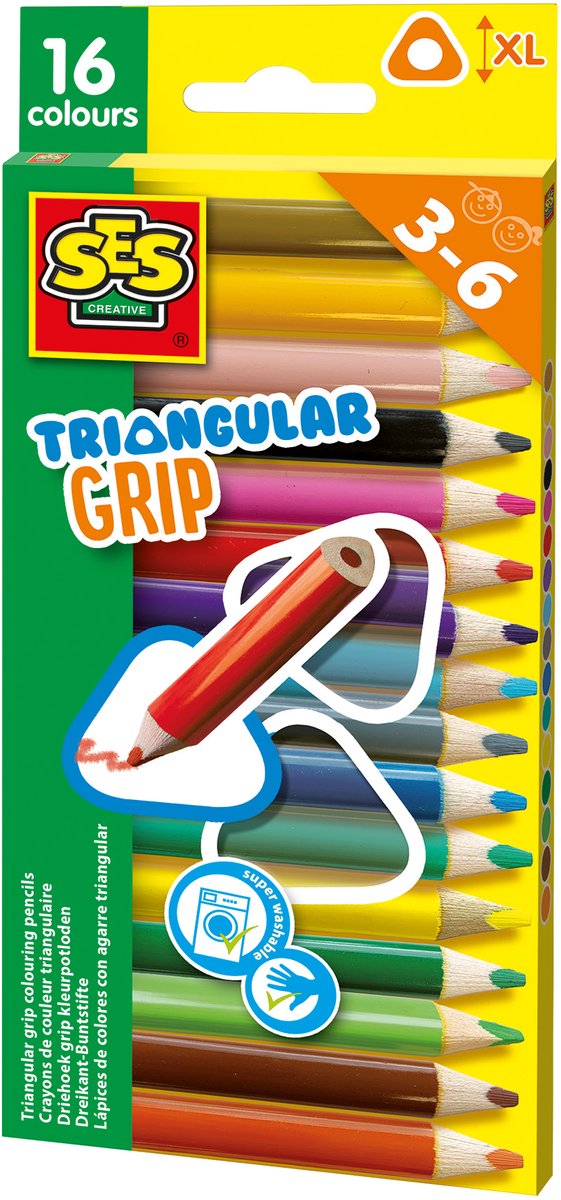 SES Triangle Grip Bleistifte, 16st.