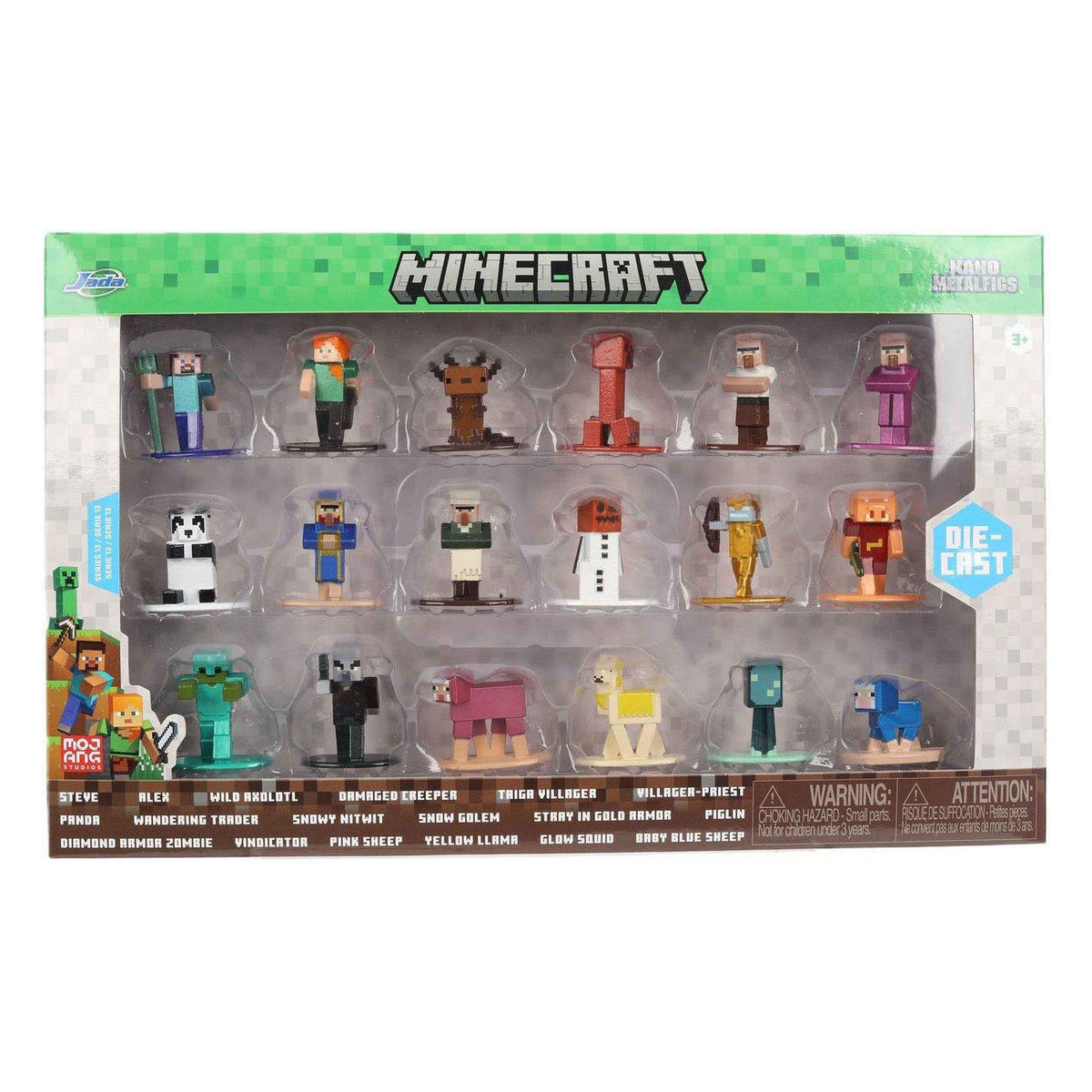 Jada Toys Minecraft Multipack Nanofiguren Welle 13 – 18 Stück.