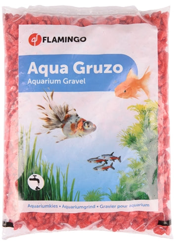 Flamingo mahlen Neonrot
