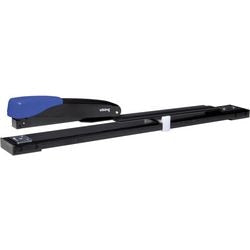 Heftgerät mit langem Arm, Bürodepot, Schwarz, Blau
