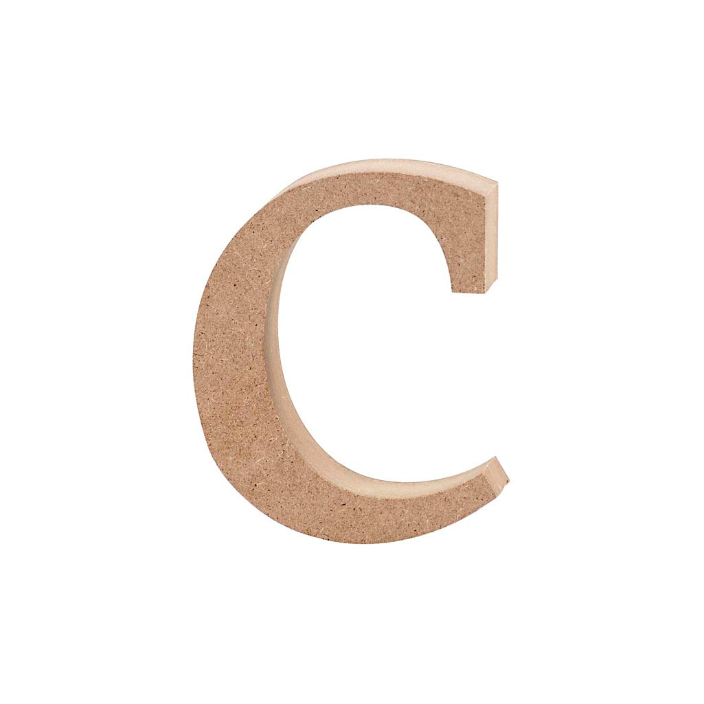 Creativ Firmenbuchstabe, c, H: 8,4 cm, Stärke 2 cm, 1 Stück
