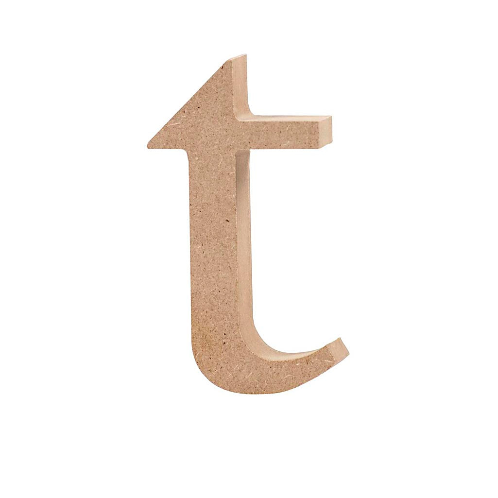 Creativ Firmenbuchstabe, t, H: 10 cm, Stärke 2 cm, 1 Stück