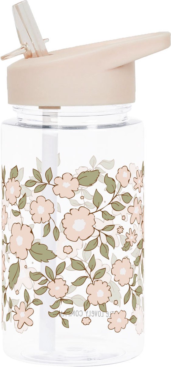 Eine kleine schöne Gesellschaft - Trinkflasche - Blütenrosa