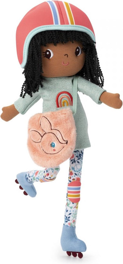 Lilliputiens - Kuscheltierpuppe - Lisa auf Schlittschuhen - 43 cm