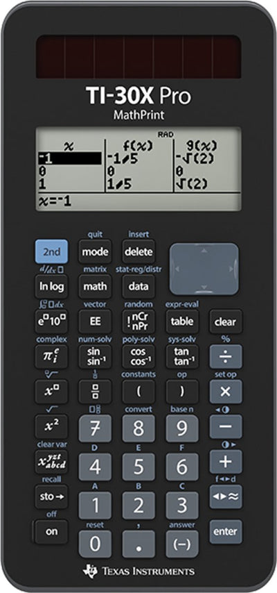 Texas Instruments ti-30x pro mathprint cas wissenschaftlicher Taschenrechner