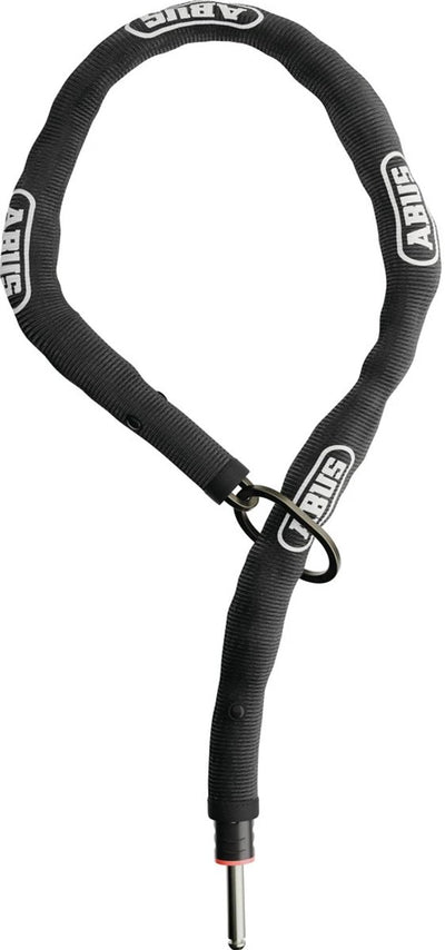 Abus Fahrradschloss Steckkette - Adapterkette Classic - - Schwarz - 85 cm - Geeignet für Elektrofahrräder - Cityfahrräder