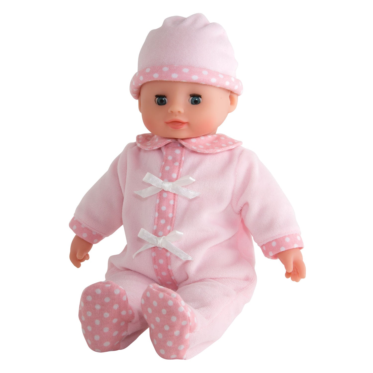 Baby Laura spricht Puppe