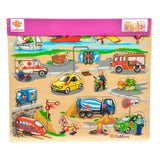 Eichhorn Holz Mega Noppen -Puzzle - afbeelding 2