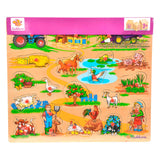 Eichhorn Holz Mega Noppen -Puzzle - afbeelding 3