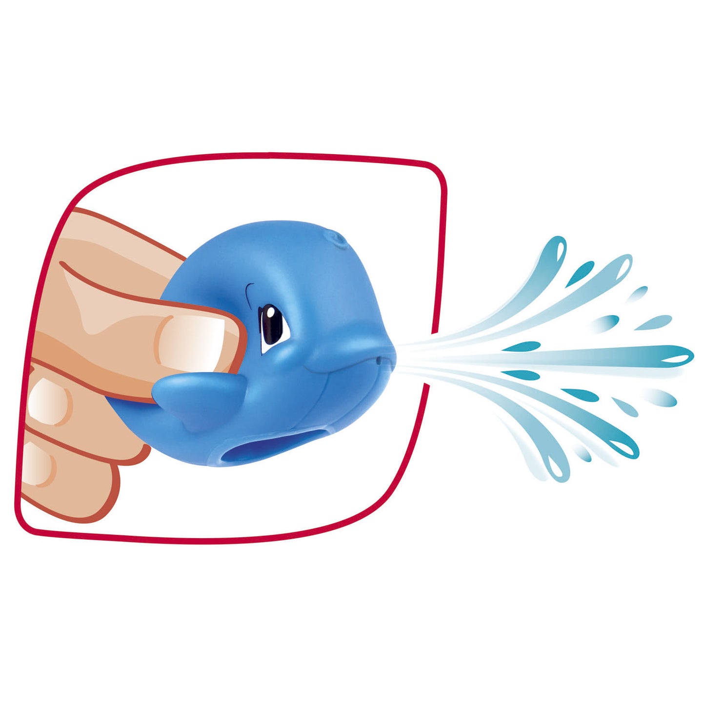 ABC Badspiel Schelp mit Meerestieren