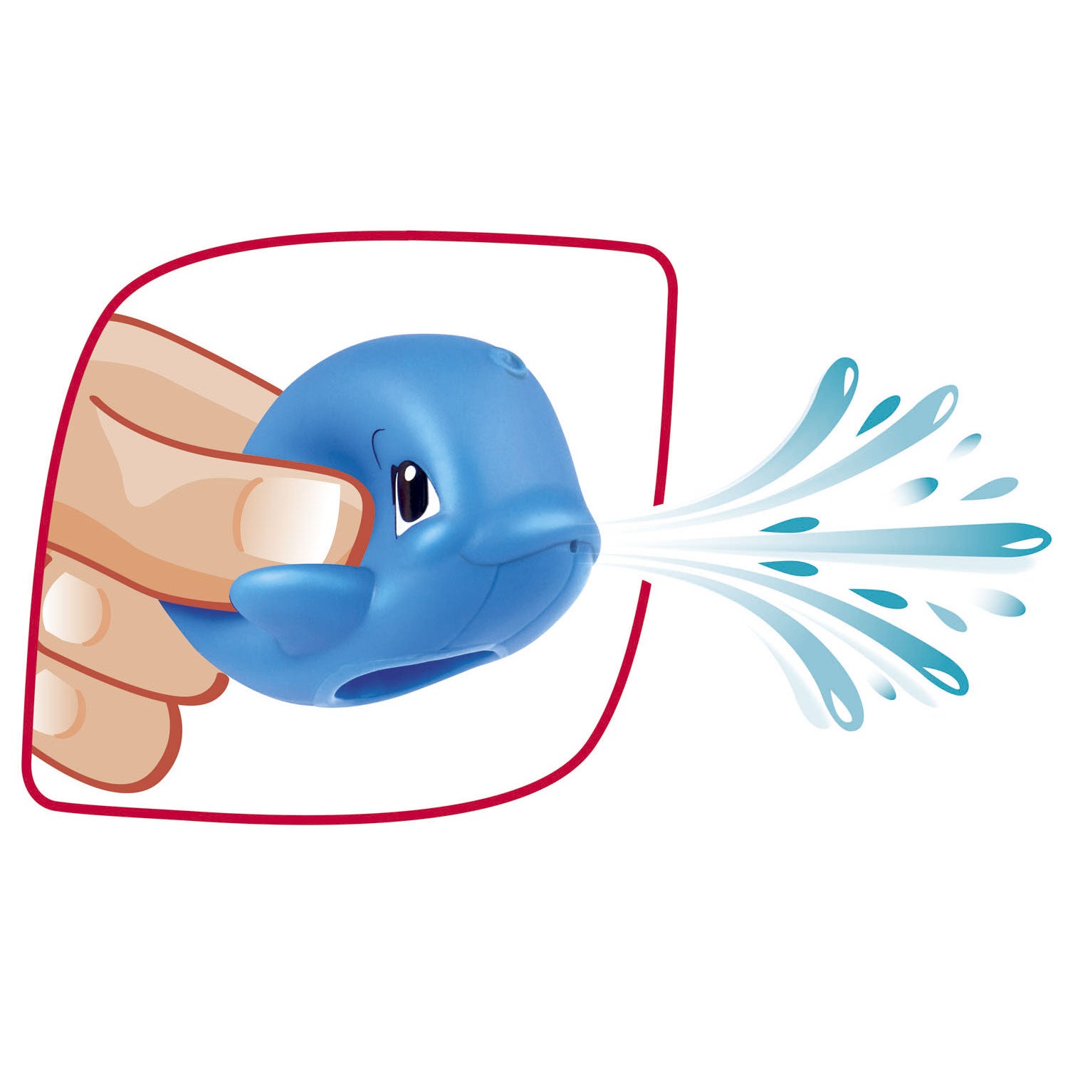 ABC Badspiel Schelp mit Meerestieren