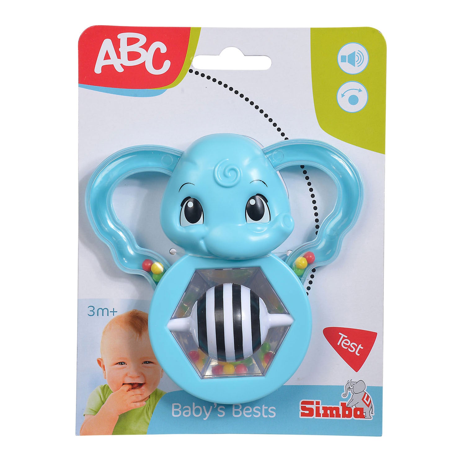 ABC Rammelaar -Elefant mit Spiegel