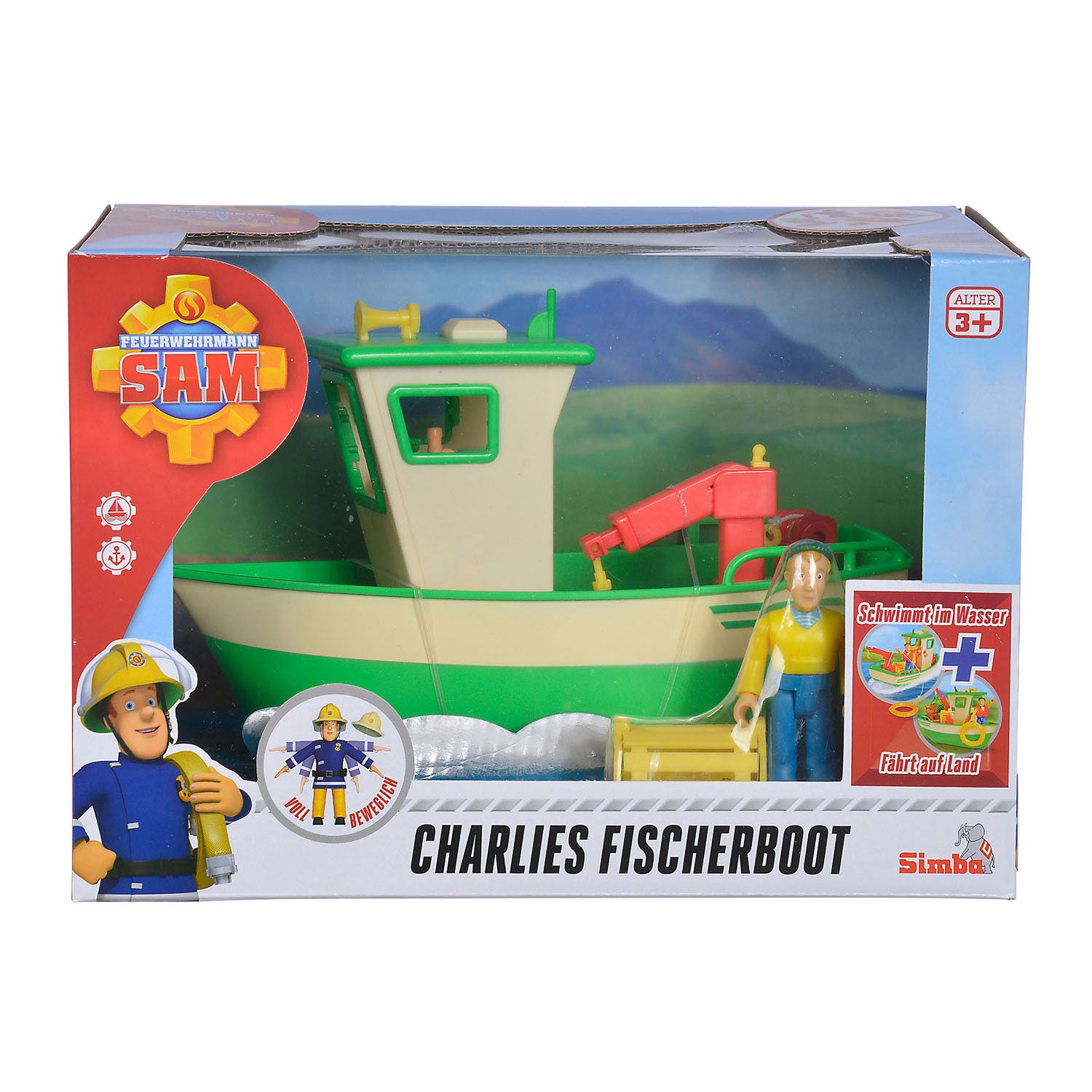 Feuerwehrmann Sam Charlies Fischerboot