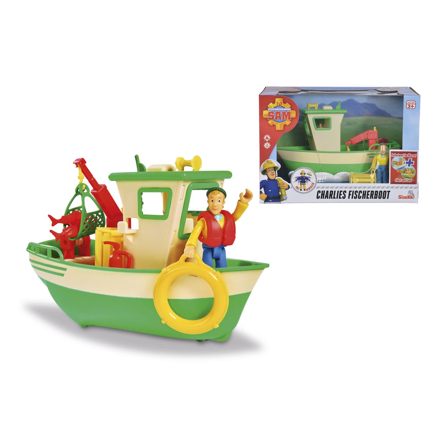 Feuerwehrmann Sam Charlies Fischerboot