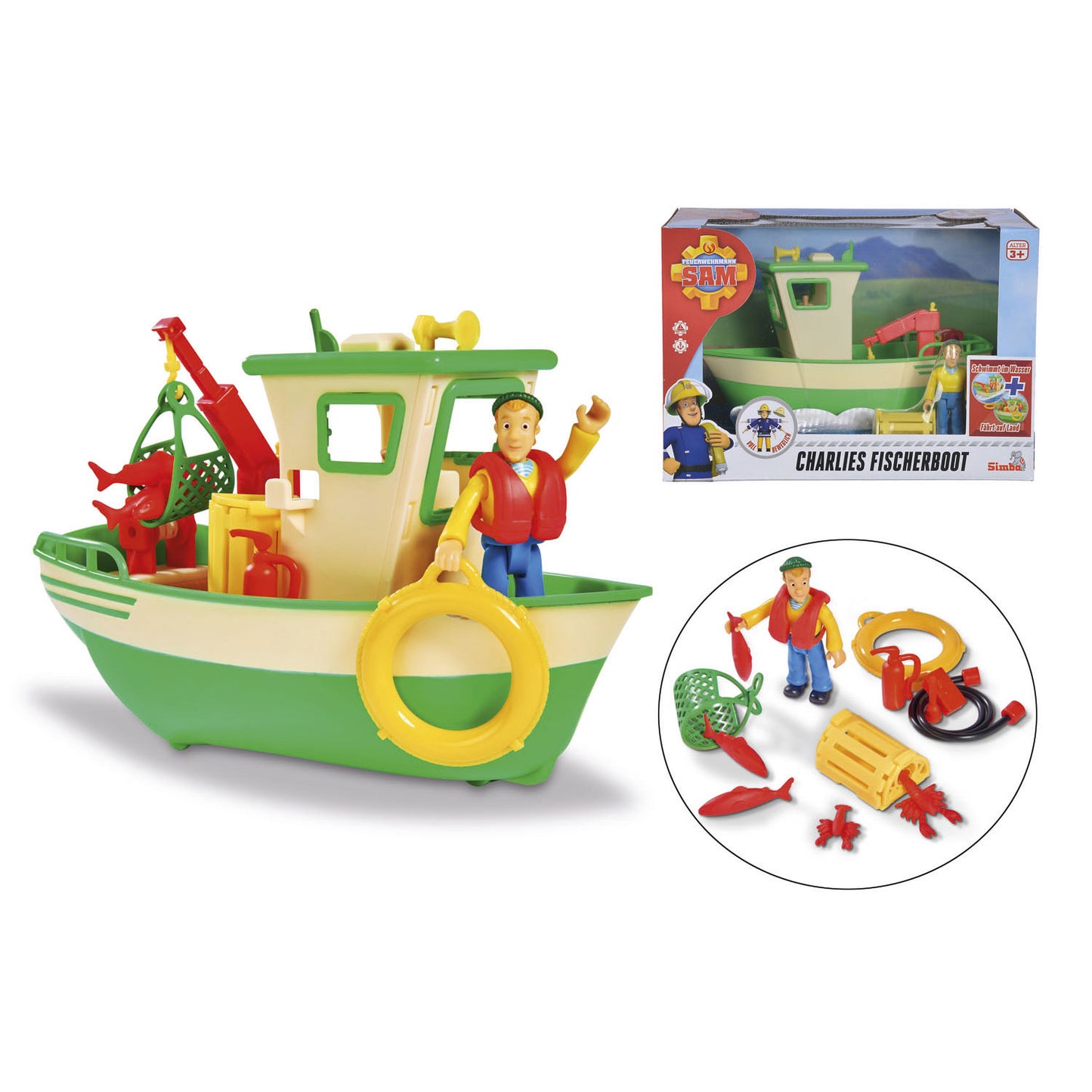 Feuerwehrmann Sam Charlies Fischerboot