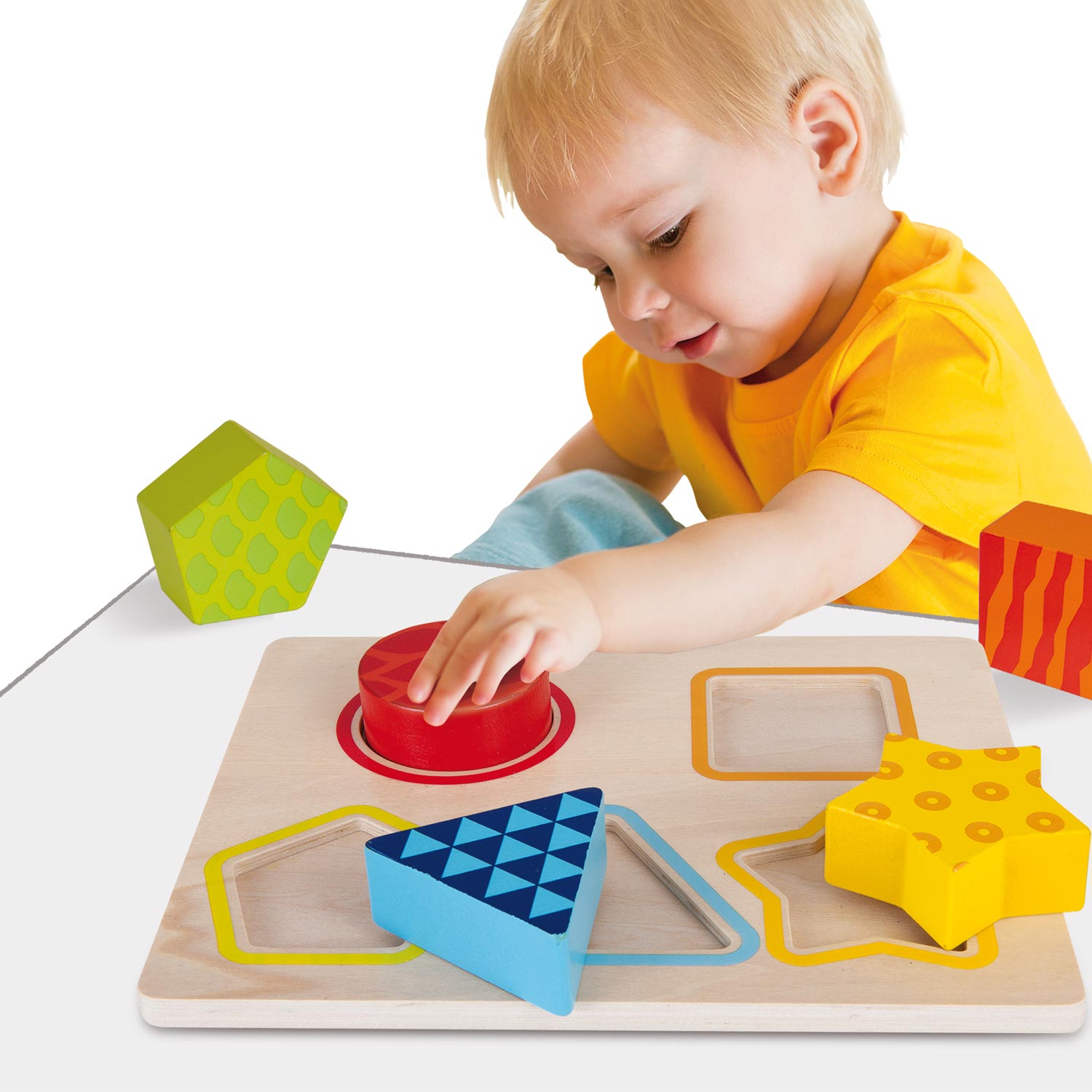 Eichhorn Farbe Houten Form Puzzle