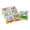 Eichhorn Holzblock Puzzle Farm