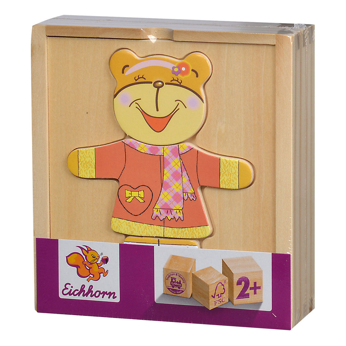 Eichhorn Holzpuzzle Bär 20 Stücke