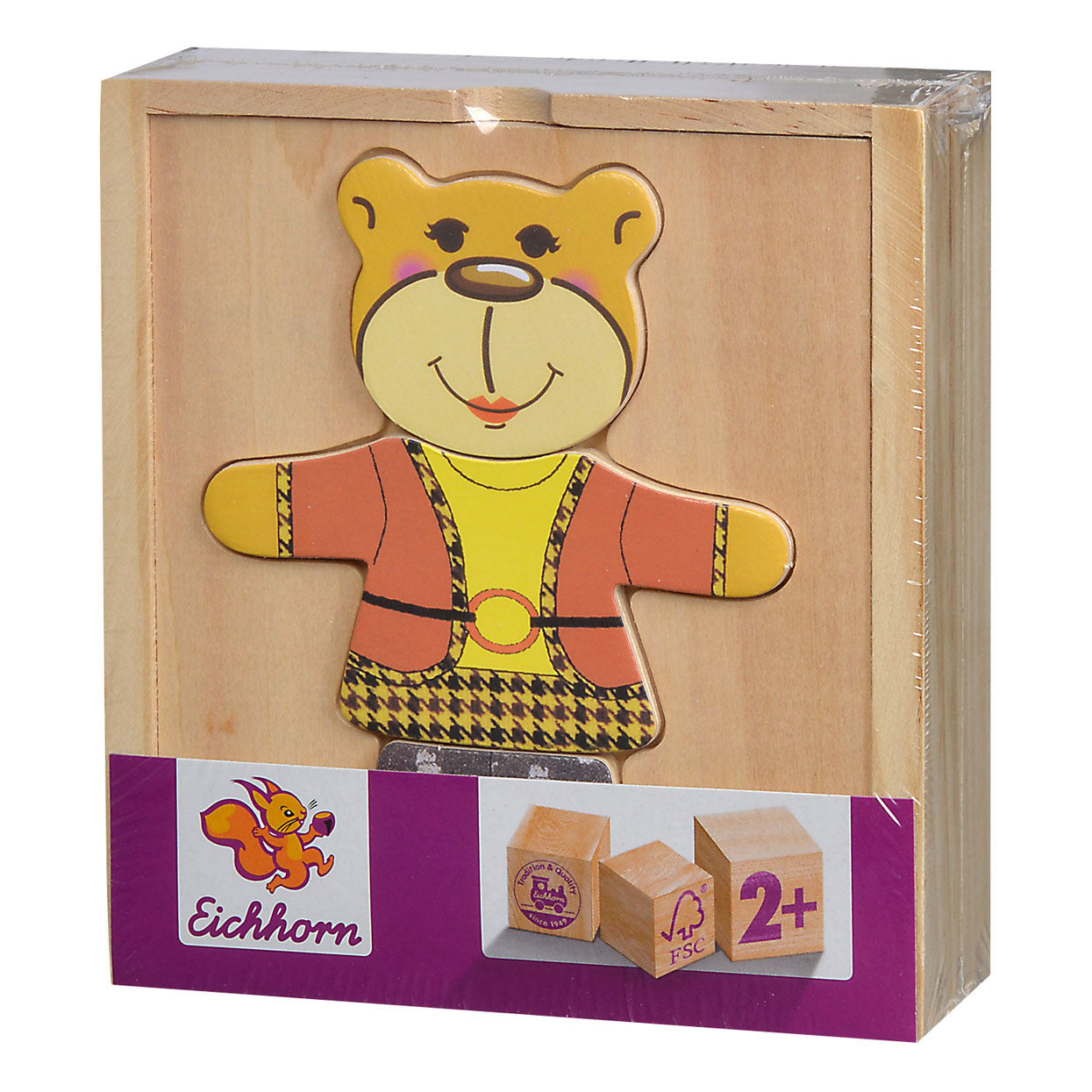 Eichhorn Holzpuzzle Bär 20 Stücke
