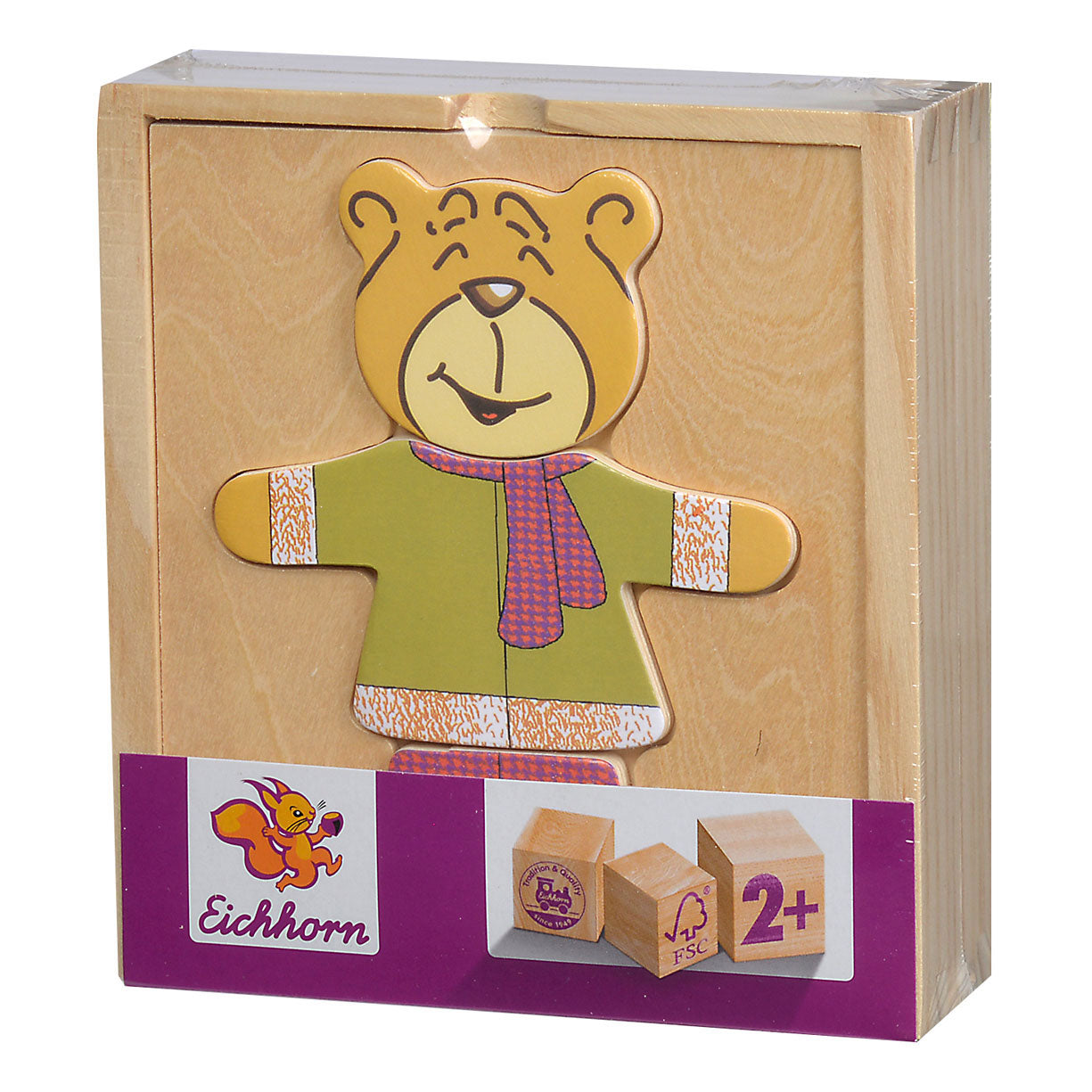Eichhorn Holzpuzzle Bär 20 Stücke