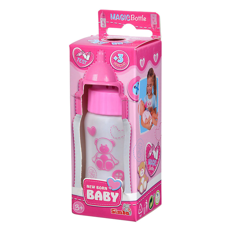 Neugeborenes Baby geborenes Baby magische Trinkflasche