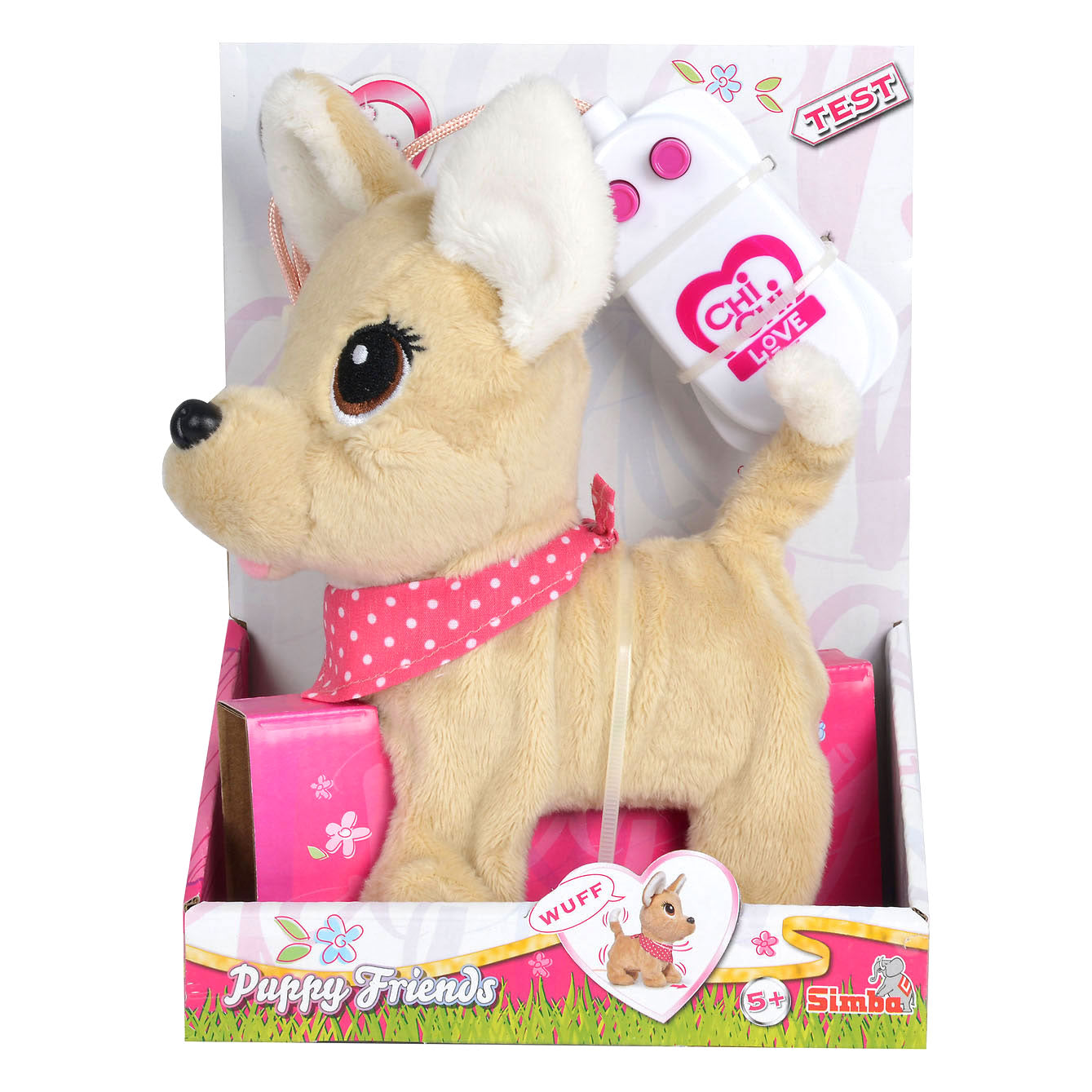 Simba Chi Chi Love Puppy Friends Gehen Sie mit Fernbedienung
