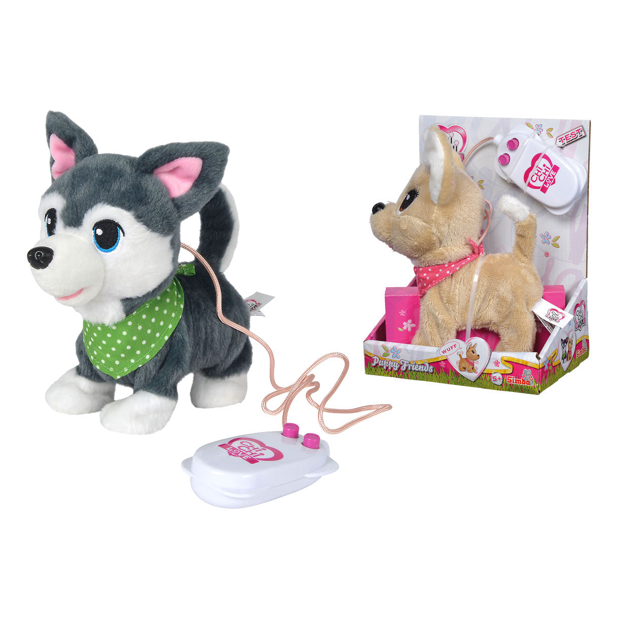 Simba Chi Chi Love Puppy Friends Gehen Sie mit Fernbedienung
