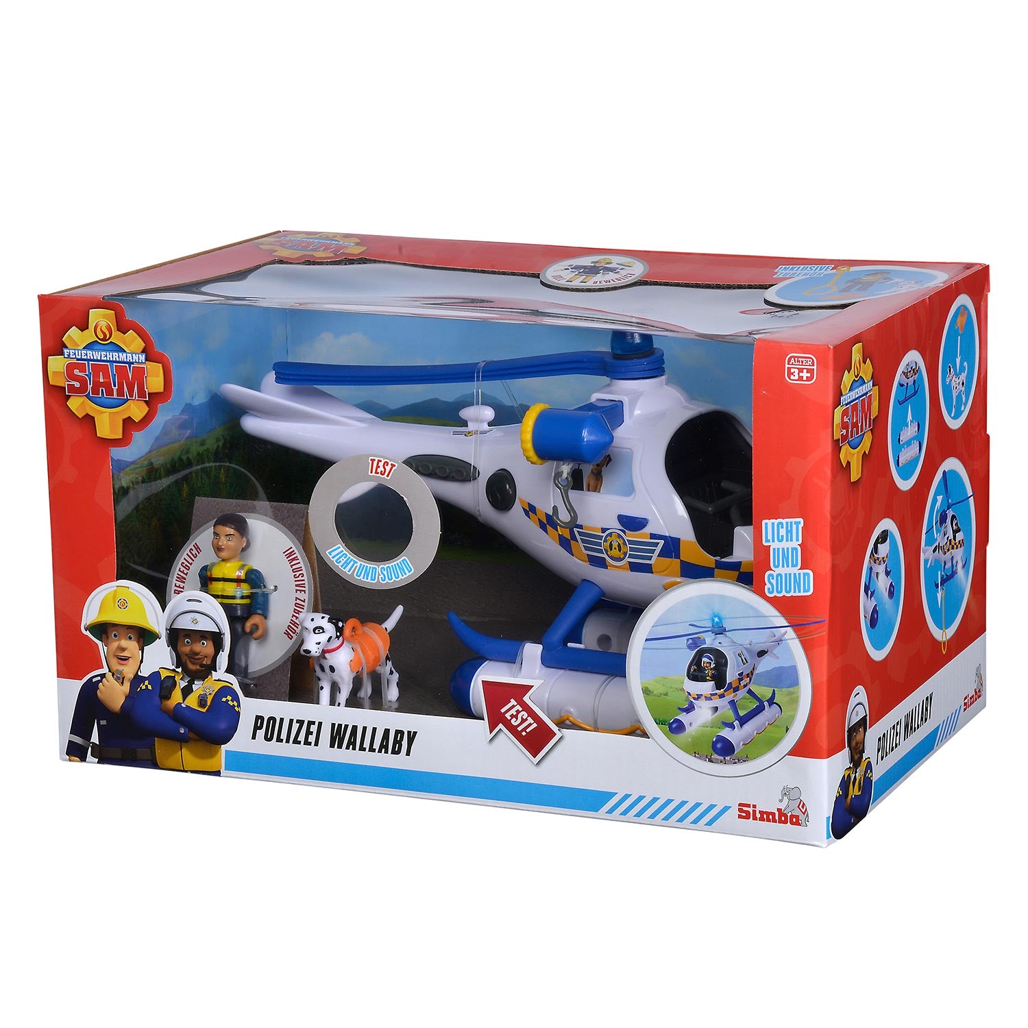 Feuerwehrmann Sam Police Wallaby