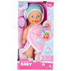 Neugeborenes Baby Badpop muss ein Bad nehmen