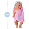 Neugeborenes Baby Badpop muss ein Bad nehmen