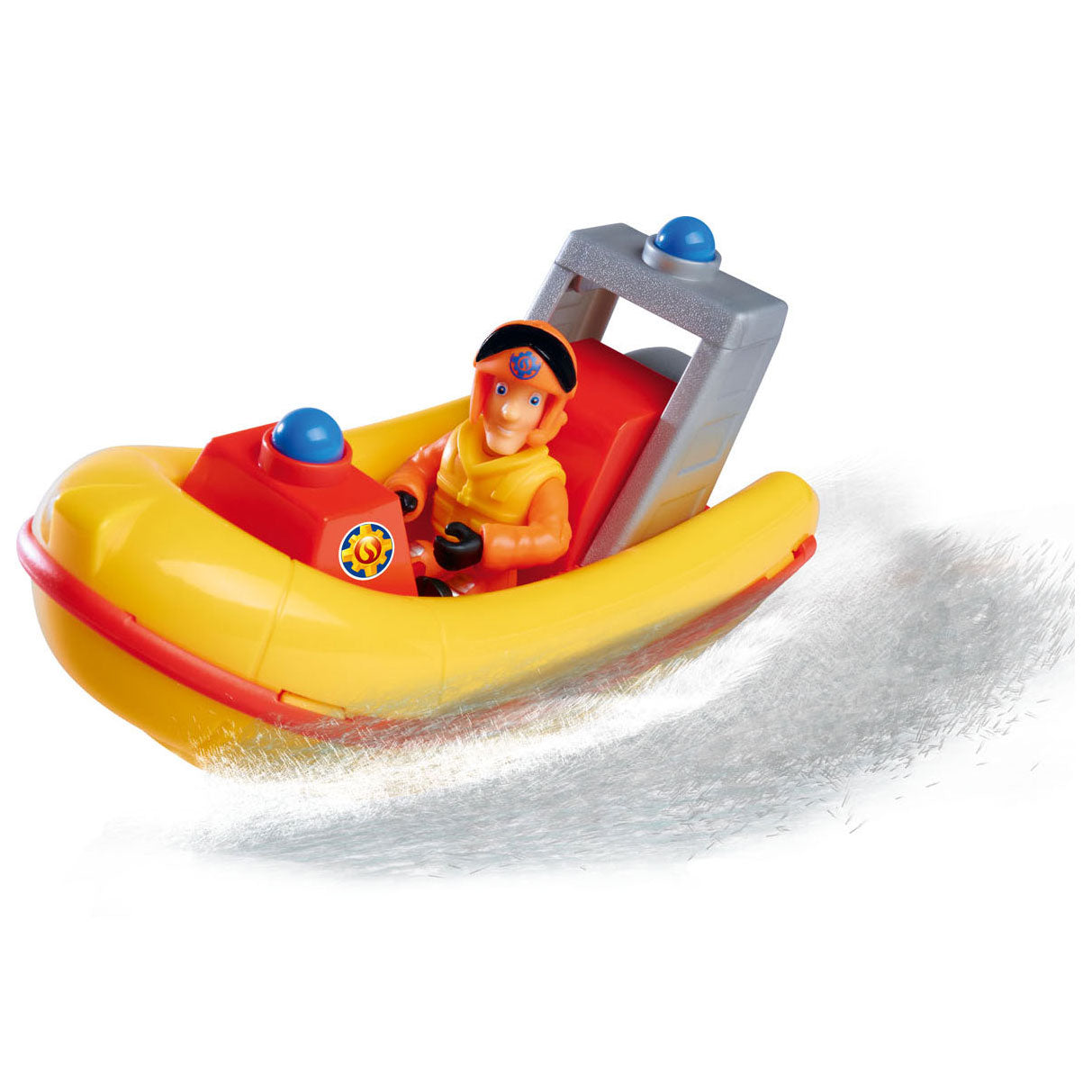 Feuerwehrmann Sam Rescue Boat mit Spielfigur Elvis